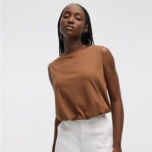 Reitmans Crew Neck Tank with Bubble Hem